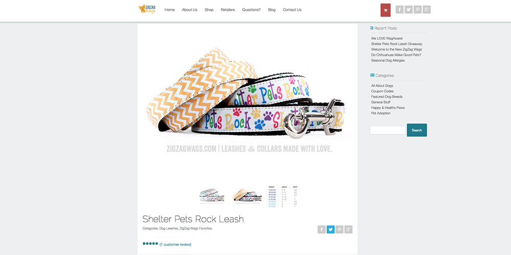 ZigZag Wags Website
